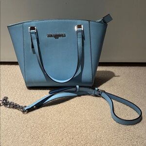 Karl Lagerfeld Light Blue Satchel